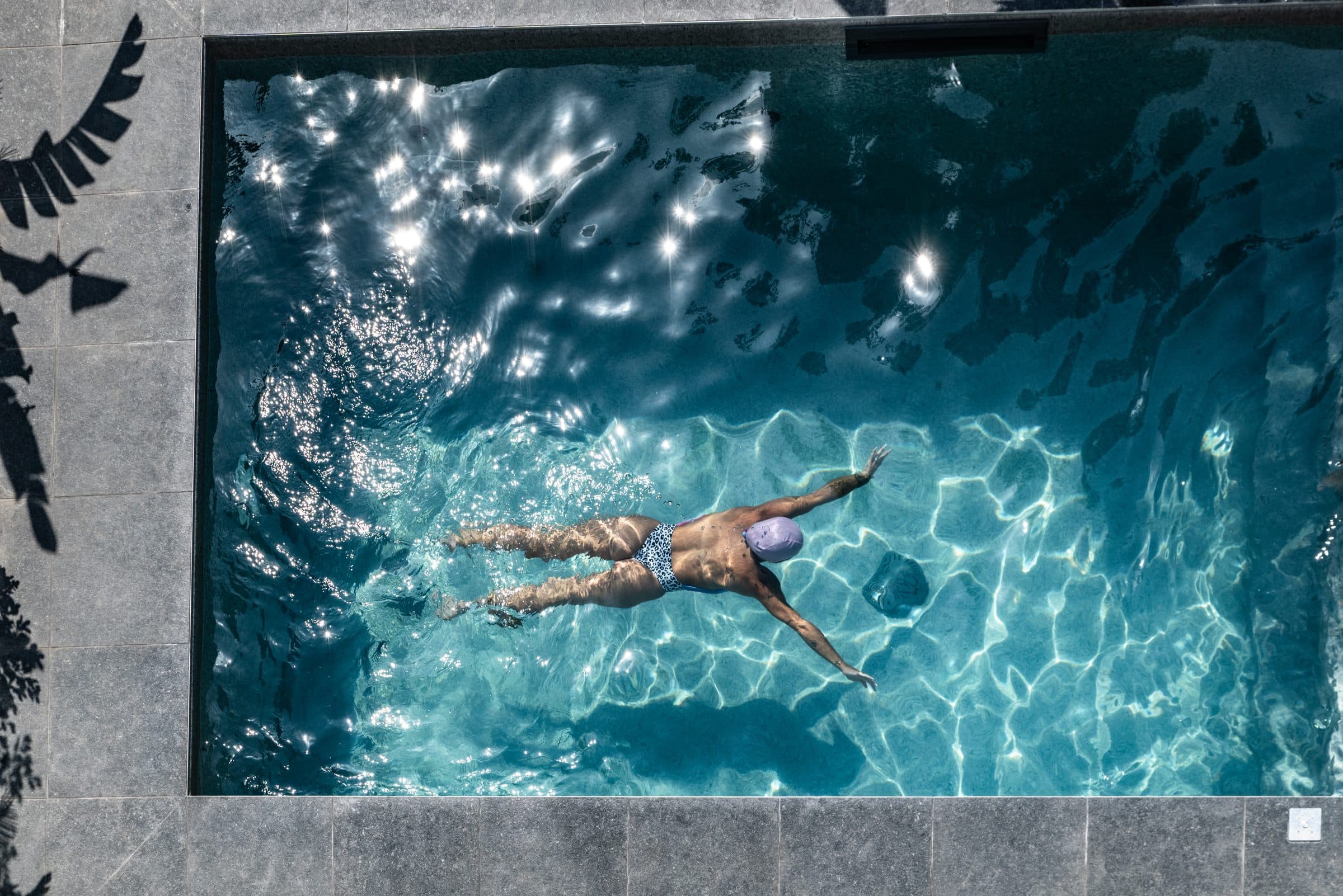 Una nuotata in piscina